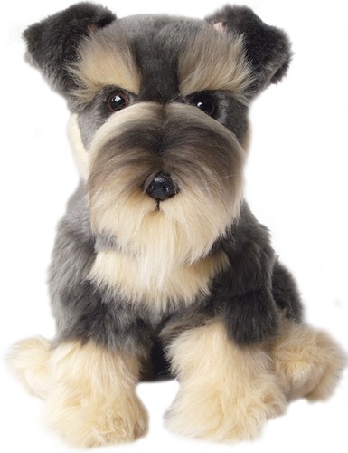 Schnauzer peluche giocattolo - schnauzer,