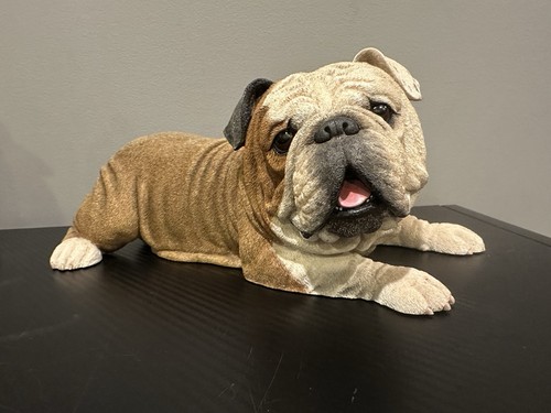 Scultura statuina bulldog