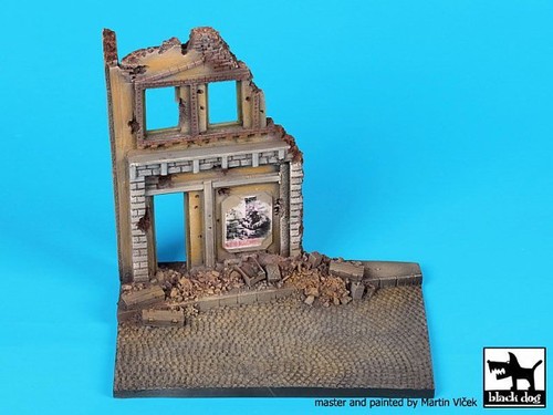 Frontale casa cane - nero, 1/48