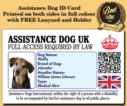 Assistance dog distintivo - assistance,
